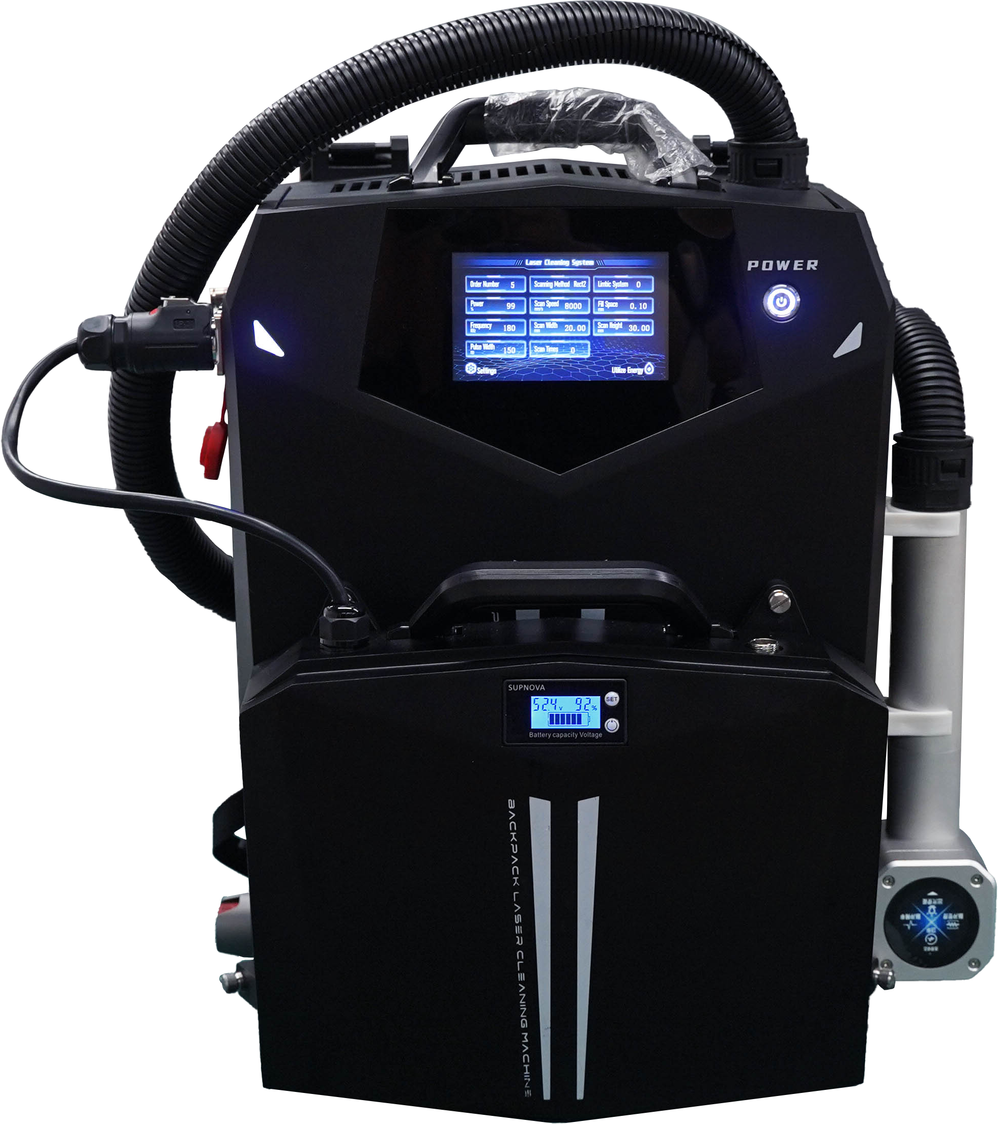 Backpack Laser Cleaning