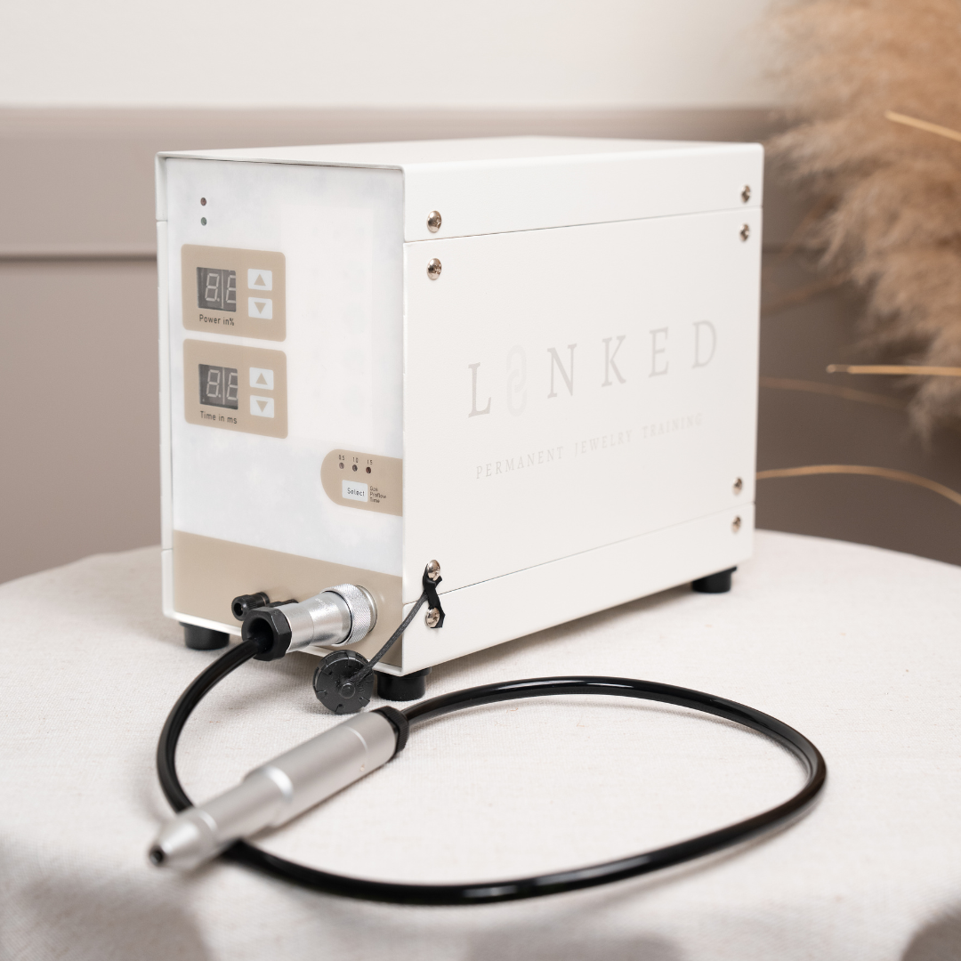 LINKED Luxe Permanent Jewelry Welder – LINKED Permanent Jewelry Training &  Supplies